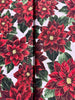 Holiday Wishes - Poinsettia Natural/Gold Metallic Yardage