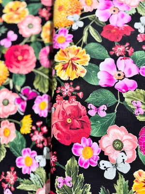 Wild Garden - All Over Flower Arrangement Yardage