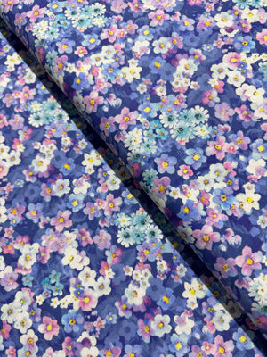 Peacock Walk - Flower Bed Purple Yardage