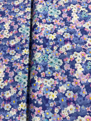 Peacock Walk - Flower Bed Purple Yardage