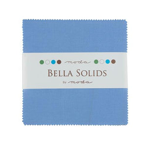 Bella Solids 30s Blue Charm Pack by Moda