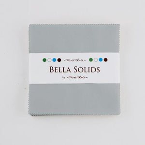 Bella Solids Steel Charm Pack by Moda Fabrics