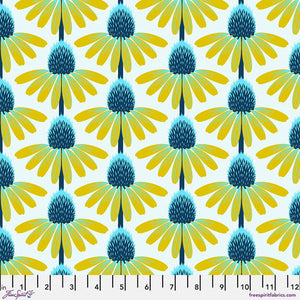 Love Always - Echinacea - Maize Fabric