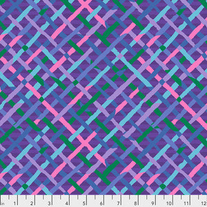 Kaffe Fassett Collective - Mad Plaid Plum Yardage