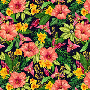 Paradise - Tropical Florals by Timeless Treasures