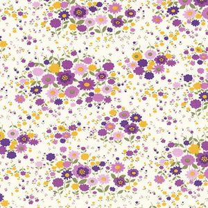 Sevenberry Petite Garden - Petite Florals Purple Yardage