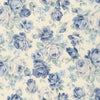 Sevenberry English Garden - Roses Blue Yardage