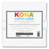 Kona Cotton Solids - White Charm Pack