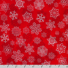 Holiday Flourish-Snow flower - Snowflakes Scarlet