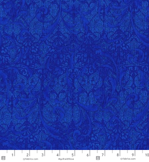 RJR - Miyako - Blue Fabric by Jinny Beyer