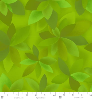 RJR - Playa Palms Green Fabric by Jinny Beyer
