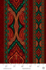 RJR Fabrics - Holiday Aruba Border Red Green