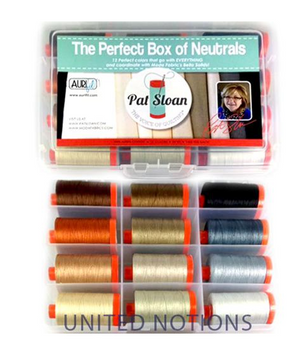 Pat Sloan Perfect Box of Neutral Aurifil Thread