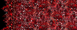 Robert Kaufman - Effervescence - Dots Red