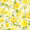 Lemon Bouquet - Floral Bouquets Beige Fabric
