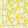 Lemon Bouquet - Floral with Leaves Fabric