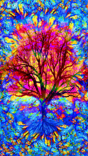 Nature's Glow - Tree of Life Electric Panel