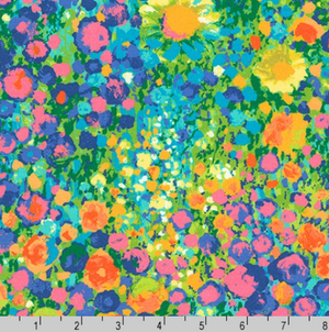 Robert Kaufman - Cotton Lawn - Painterly Petals Lawns - Florals Multi