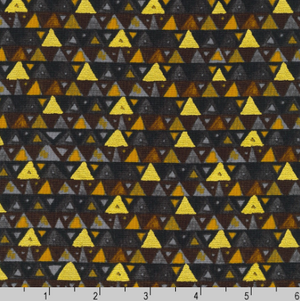 Kaufman - Gustav Klimt - Triangles Black Gold