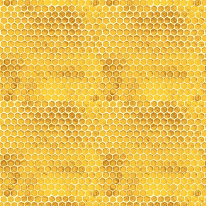 Honey Bee Farm - Honey Comb Fabric