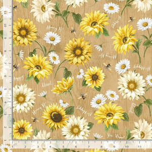 Honey Bee Farm - Bee Florals Fabric