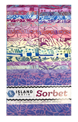 Island Batik - Sorbet Batik Strip Pack
