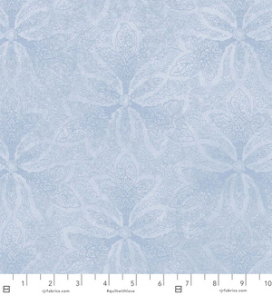 Maison - Fleur Light Blue Fabric by Jinny Beyer