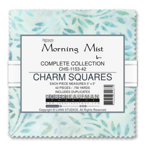 Artisan Batiks New Morning Mist Charm Squares