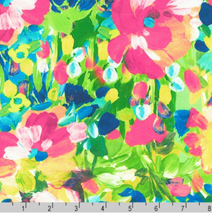 Painterly Petals Lawns - Florals Multic Fabric