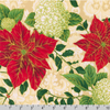 Holiday Flourish-Snow flower - Poinsettia Blooms Cream
