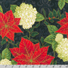 Holiday Flourish-Snow flower - Poinsettia Blooms Black