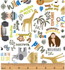 Safari Adventure - On Safari Words White