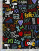 I Love My Dog Black Fabric by Timeless Treasures
