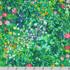Painterly Petals Lawns - Floral Spray Green