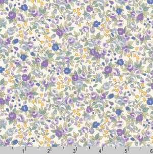Sevenberry Bouquet - Florals Purple Fabric