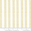 Gilded - Leaf Stripes Paper Gold Metallic Fabric