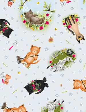 Sassy Cats - Pretty Cats In Garden by Timeless