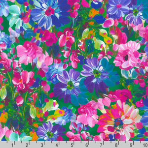 Painterly Petals Meadow - Large Floral Garden