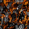 Reaper's Ride - Skeletons Flaming Motorcycles