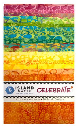 Island Batik - Celebrate Batik Strip Pack