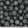 Holiday Flourish-Snow flower - Snowflakes Onyx