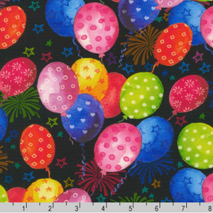 Kaufman - Happy Day - Balloons Fiesta Fabric