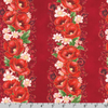 Poppy Hill - Poppy Stripes Crimson Metallic