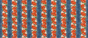 Poppy Hill - Poppy Stripes Bouquet Metallic