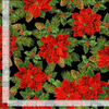 Deck The Halls - Christmas Magic - Christmas Poinsettia Metallic