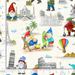 Roaming Gnome Fabric by Timeless Treasures