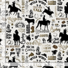 Western - Wild Horse Rodeo Fabric by Timeless