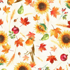 Fall For Autumn - Florals Harvest/Gold Metallic