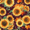 Autumn Is In The Air - Sunflowers Mulberry/Gold