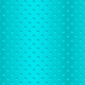 Good as Gold - Hobnail Glass - Turquoise Fabric
